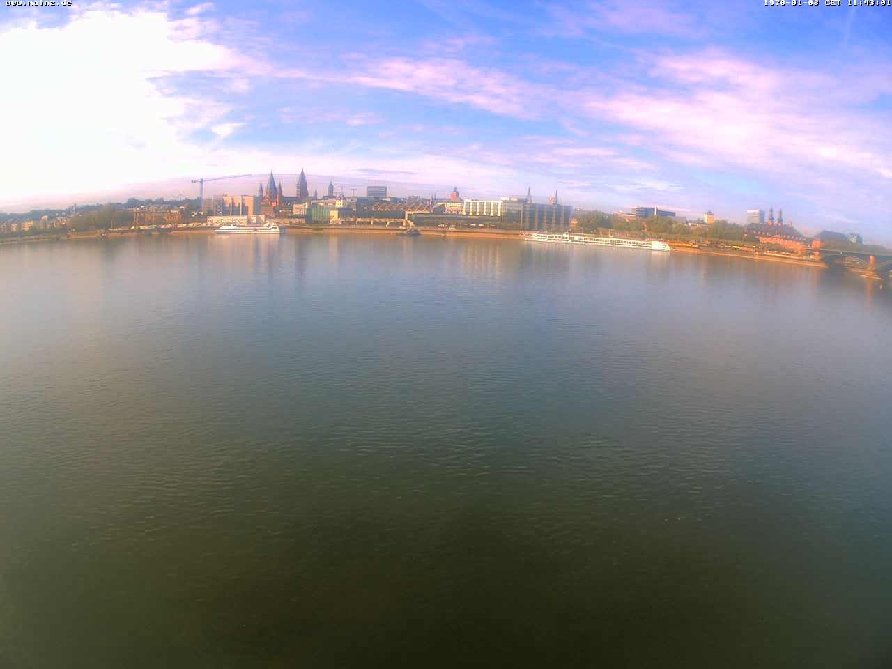 Archiv Foto Webcam Rheinufer Mainz-Kastel
