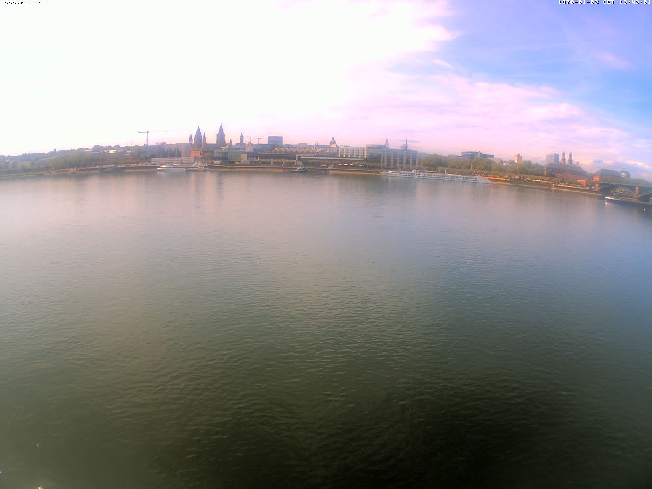 Archiv Foto Webcam Rheinufer Mainz-Kastel