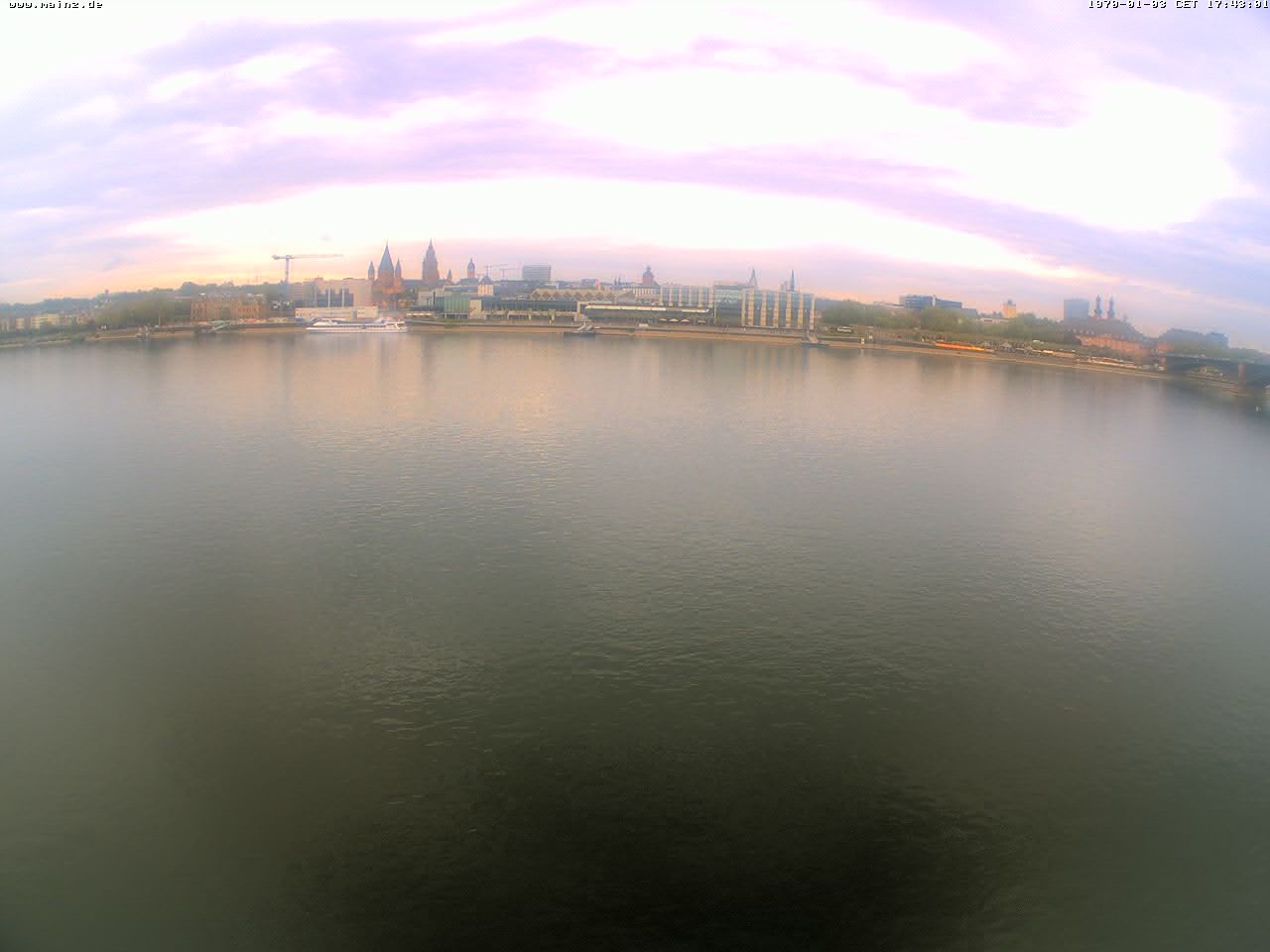 Archiv Foto Webcam Rheinufer Mainz-Kastel