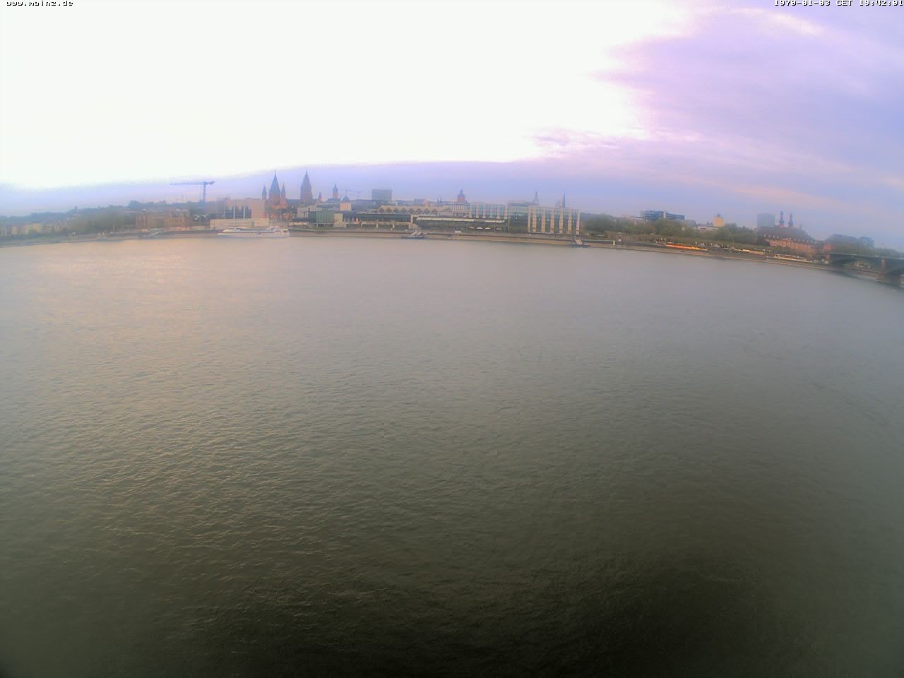 Archiv Foto Webcam Rheinufer Mainz-Kastel