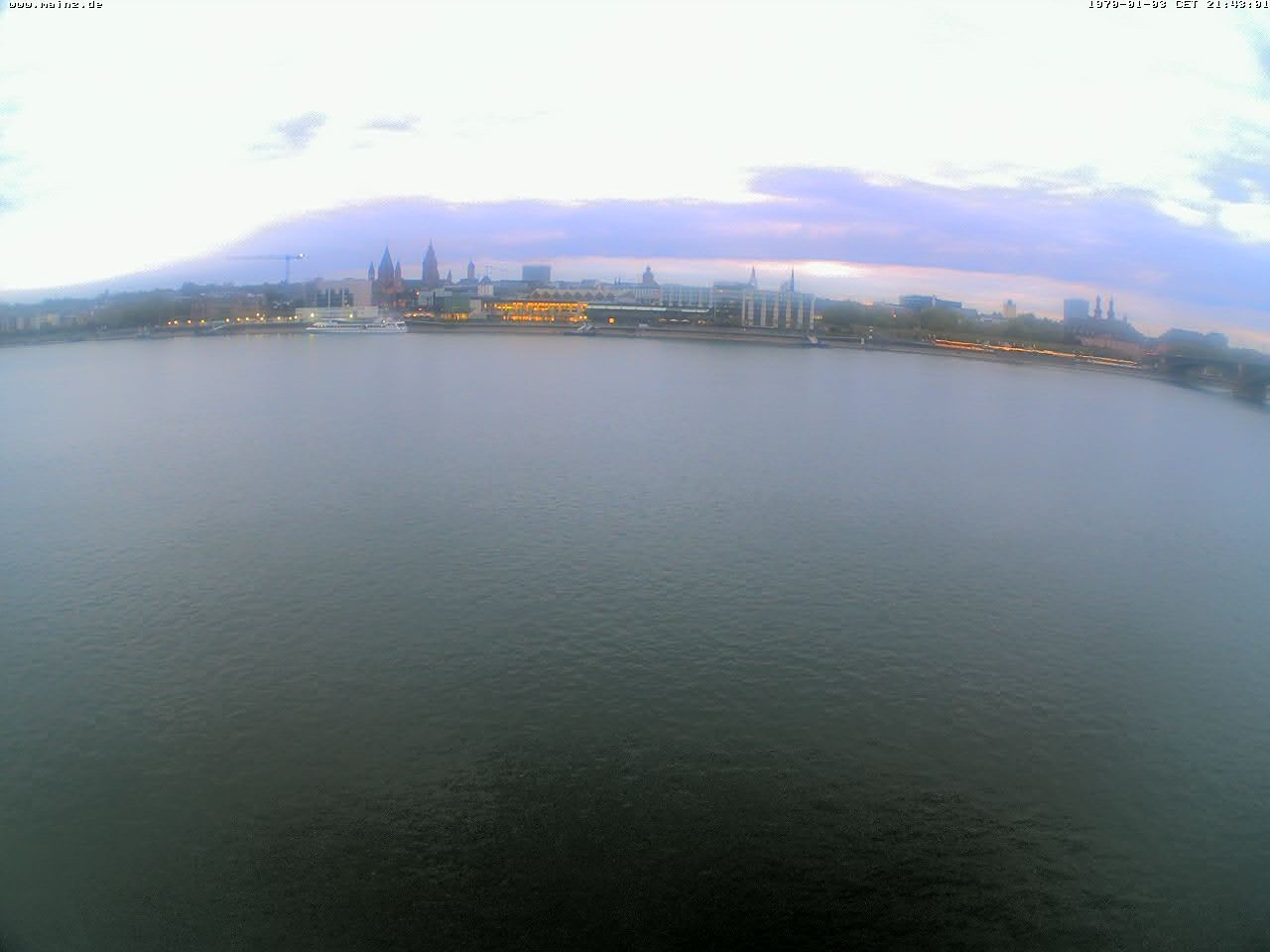 Archiv Foto Webcam Rheinufer Mainz-Kastel