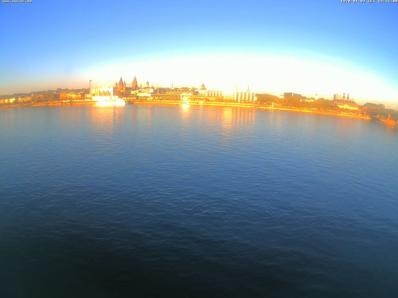 Archiv Foto Webcam Rheinufer Mainz-Kastel