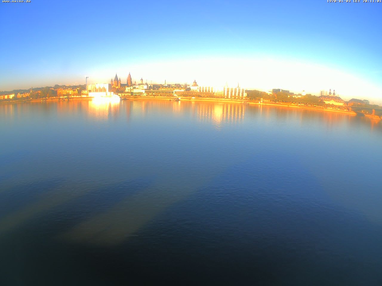 Archiv Foto Webcam Rheinufer Mainz-Kastel