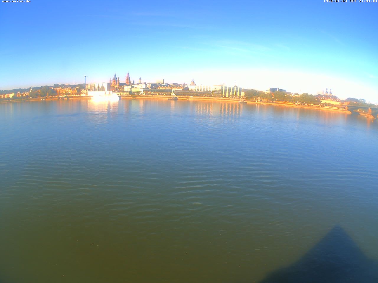 Archiv Foto Webcam Rheinufer Mainz-Kastel