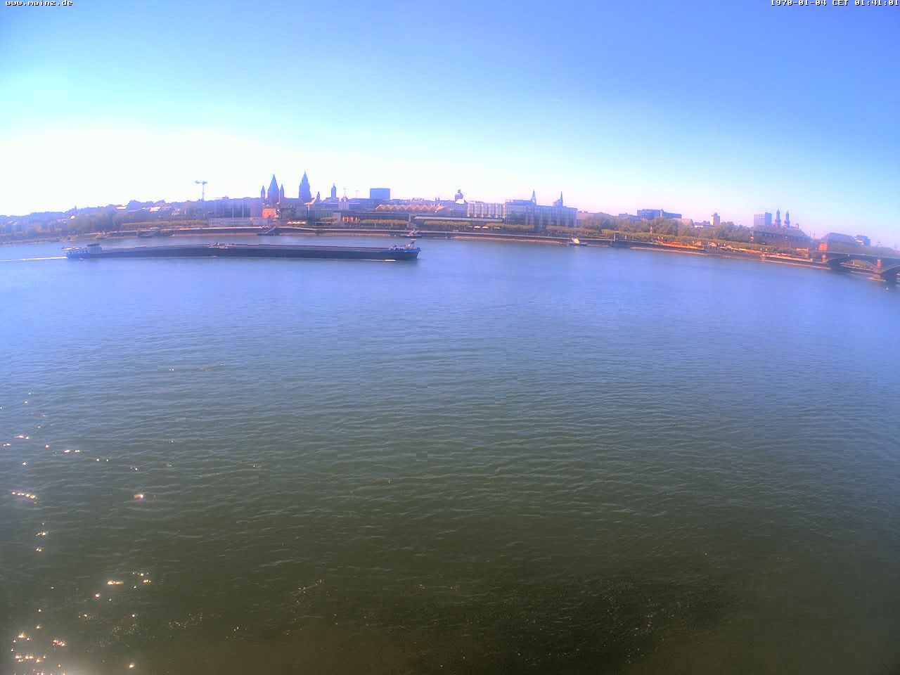 Archiv Foto Webcam Rheinufer Mainz-Kastel