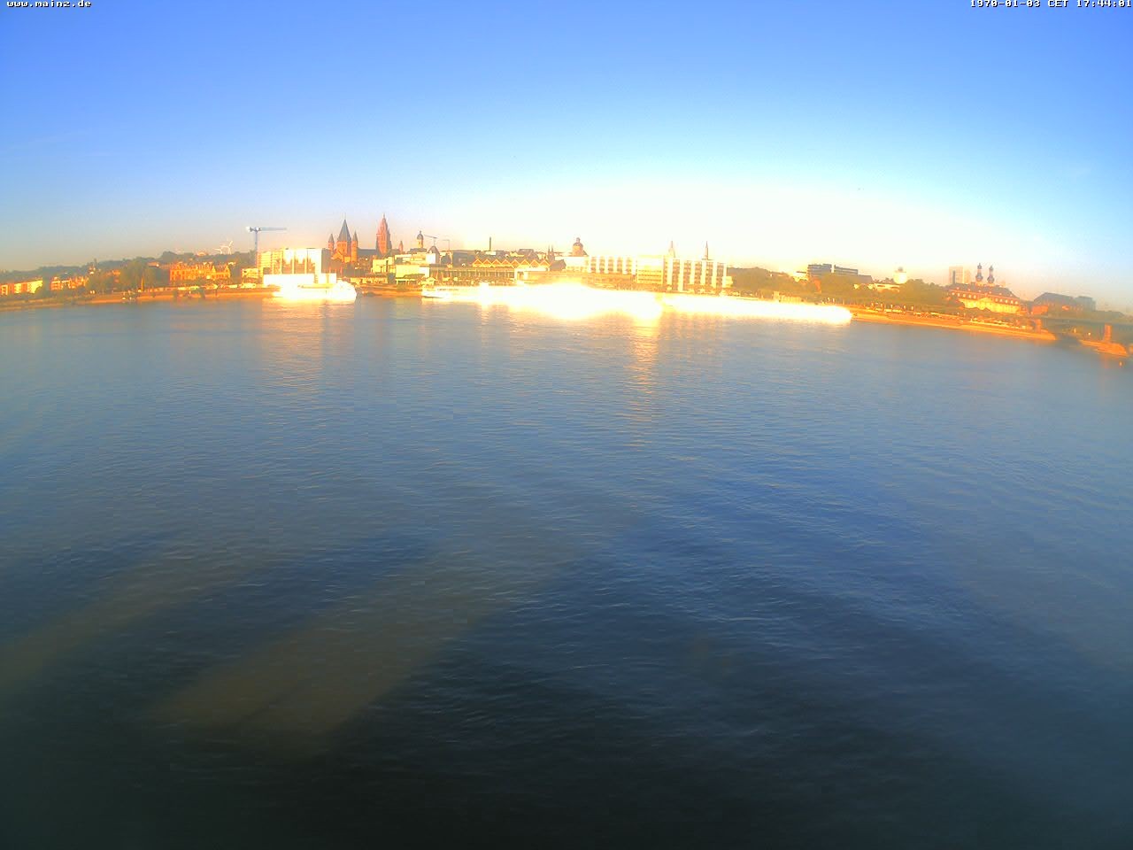 Archiv Foto Webcam Rheinufer Mainz-Kastel