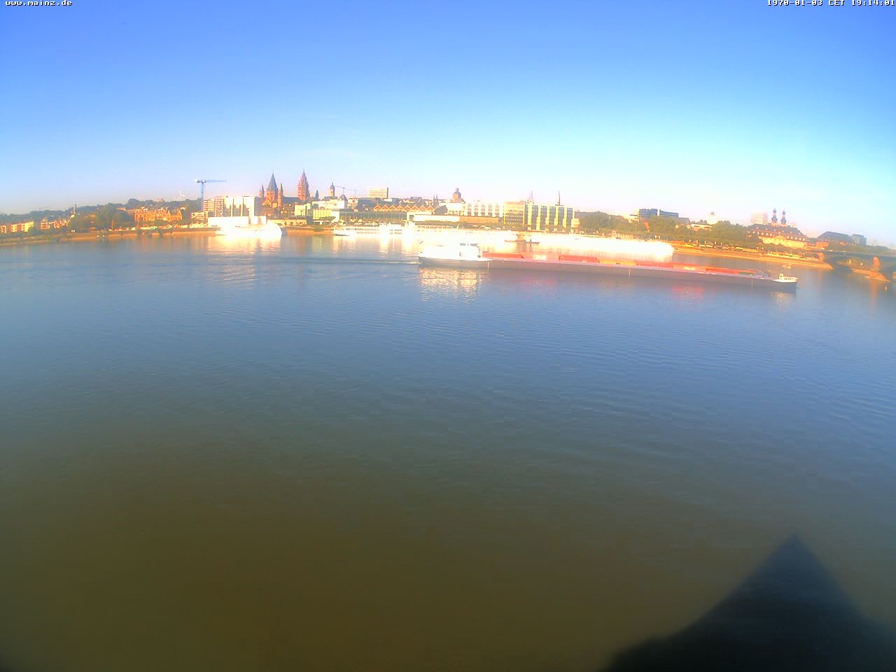 Archiv Foto Webcam Rheinufer Mainz-Kastel