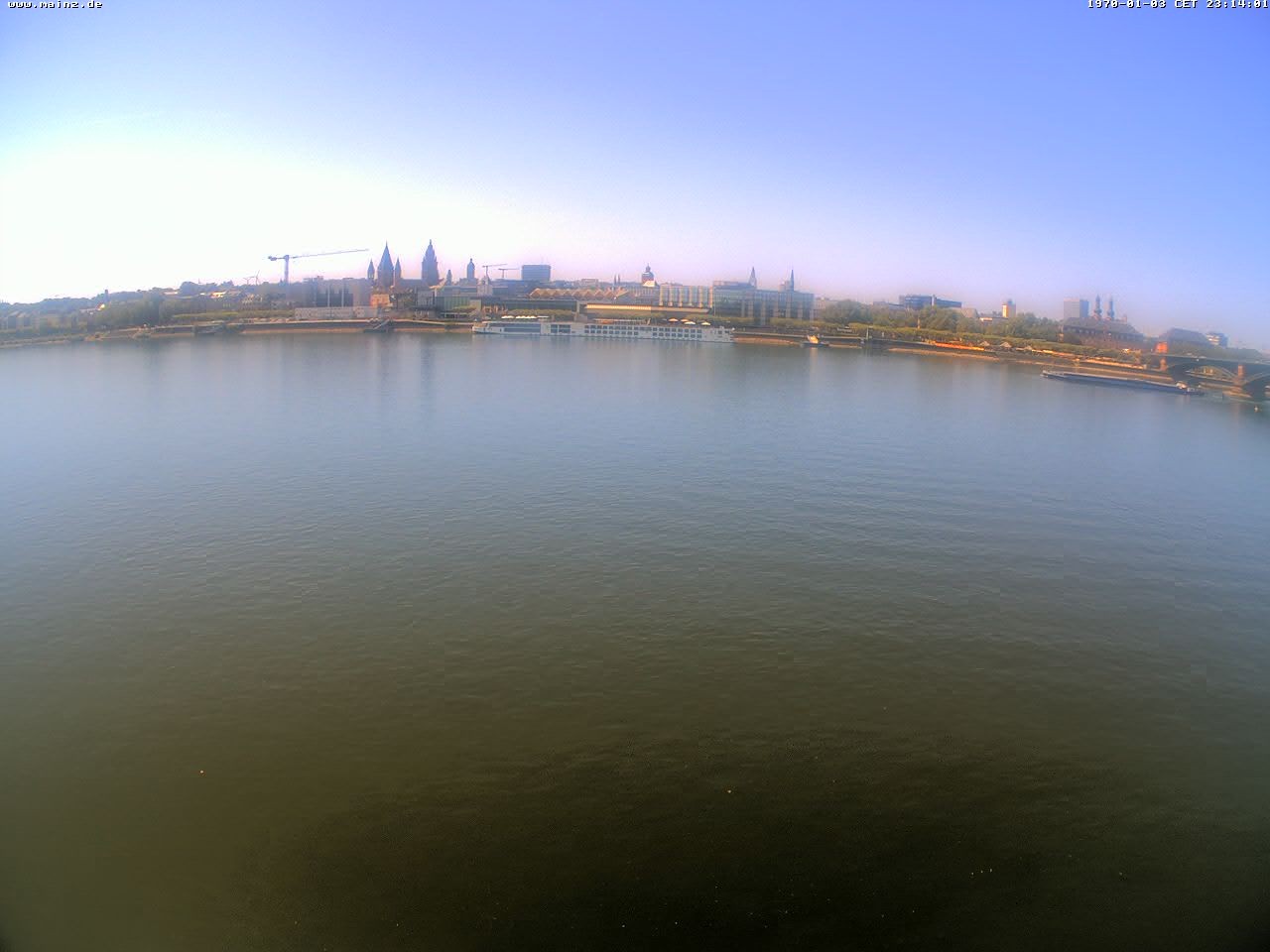 Archiv Foto Webcam Rheinufer Mainz-Kastel