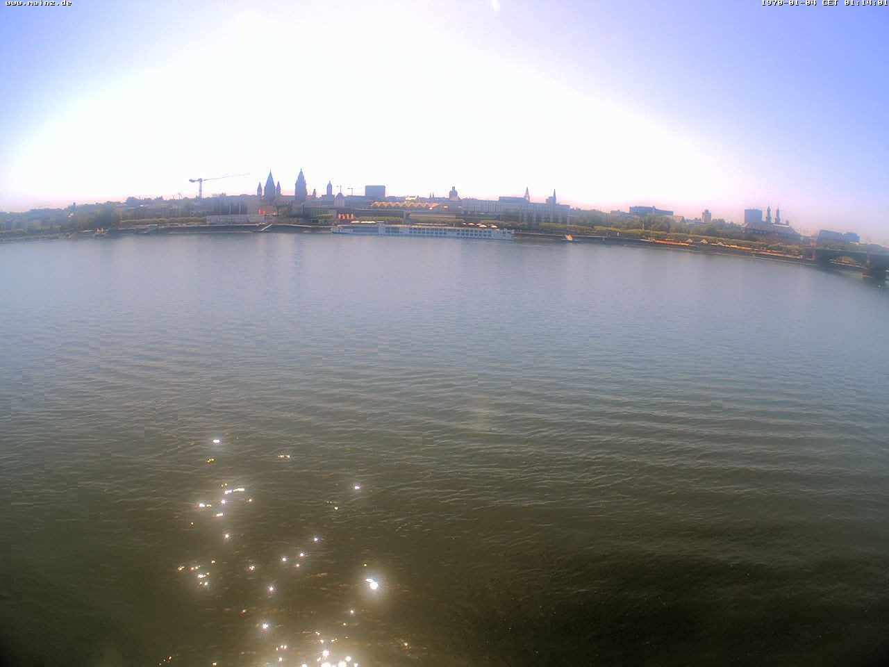 Archiv Foto Webcam Rheinufer Mainz-Kastel