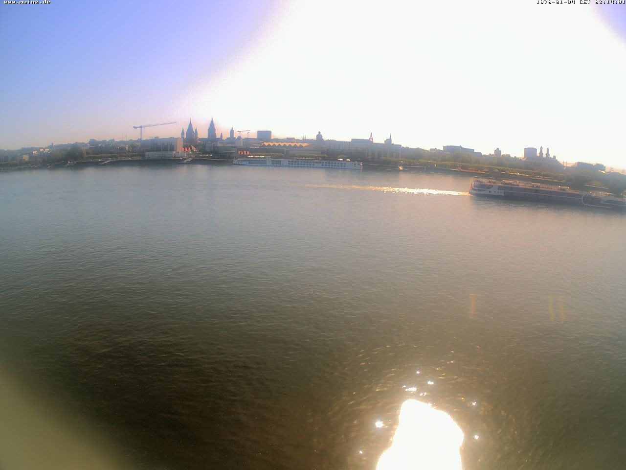 Archiv Foto Webcam Rheinufer Mainz-Kastel