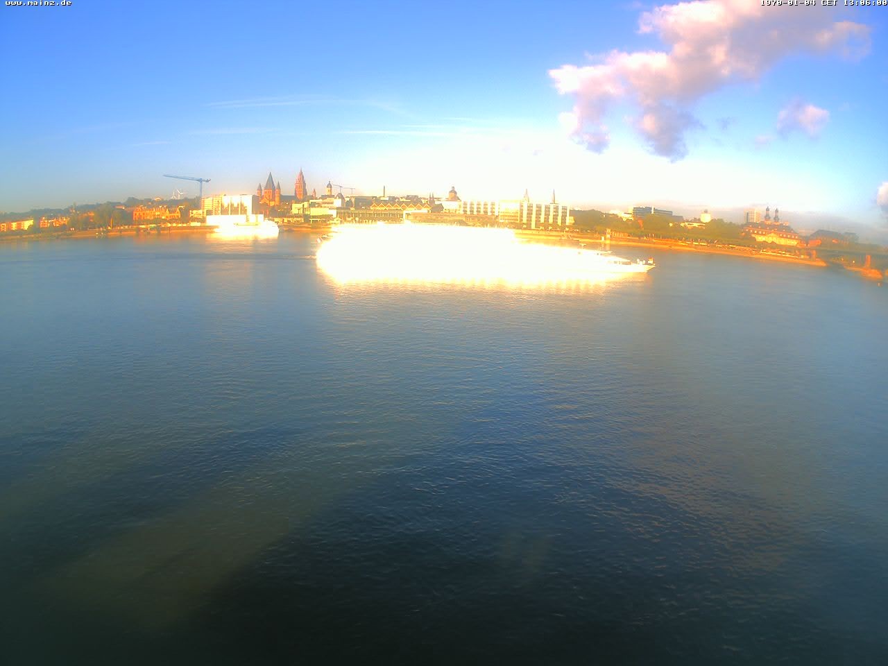 Archived image Webcam Rhine bank Mainz-Kastel