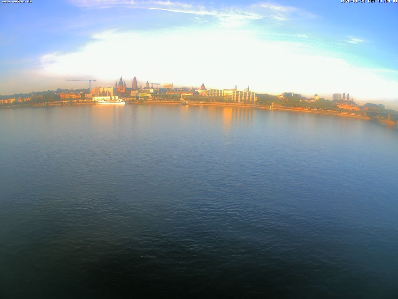 Archiv Foto Webcam Rheinufer Mainz-Kastel