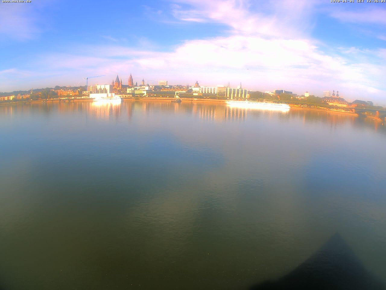 Archiv Foto Webcam Rheinufer Mainz-Kastel