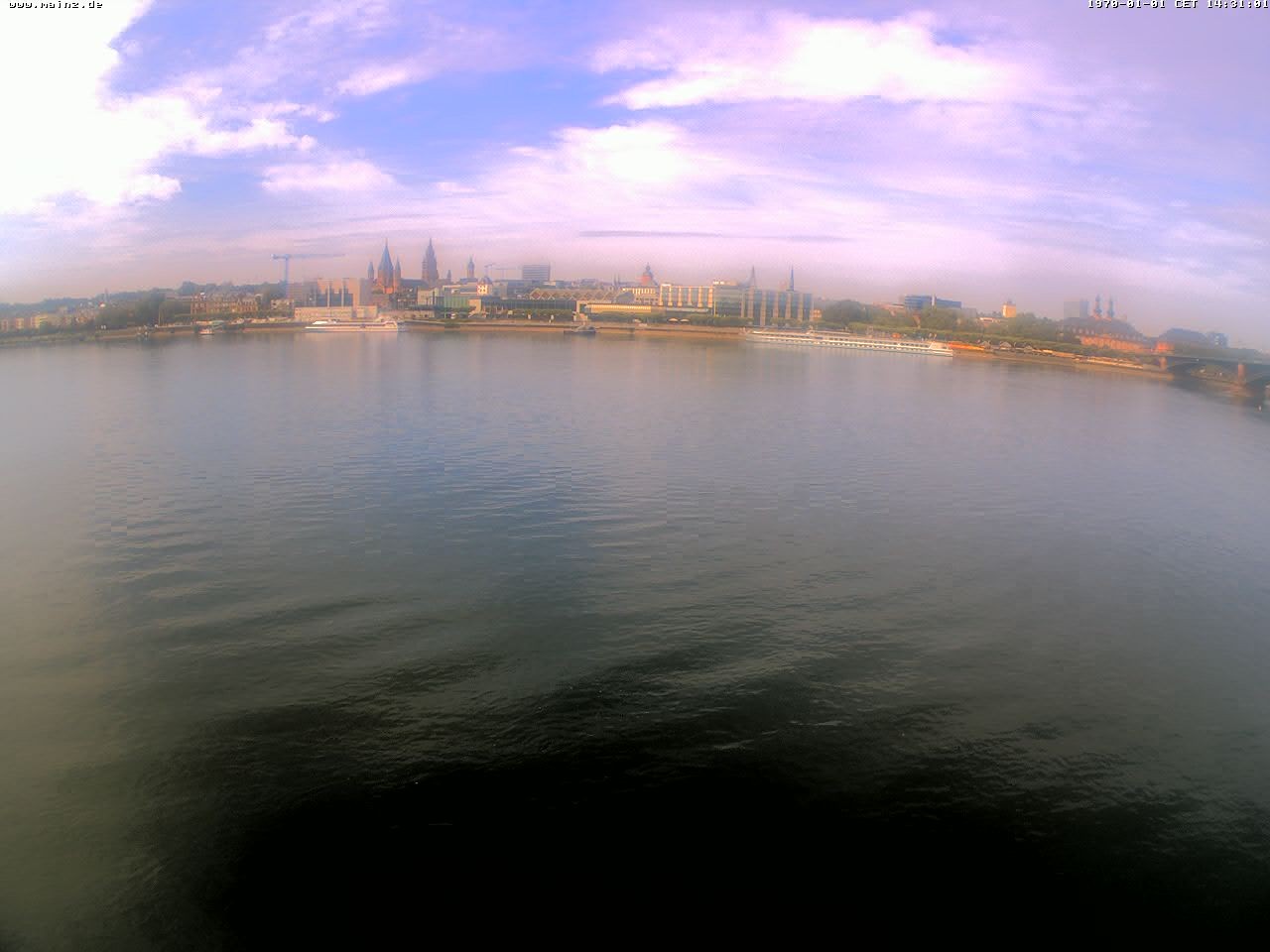 Archiv Foto Webcam Rheinufer Mainz-Kastel