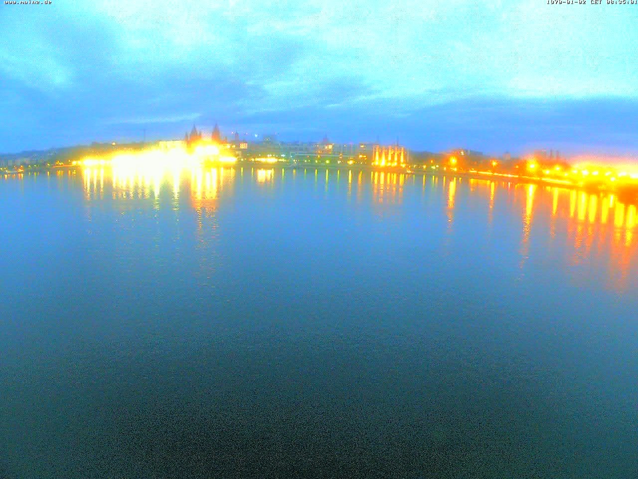 Archiv Foto Webcam Rheinufer Mainz-Kastel