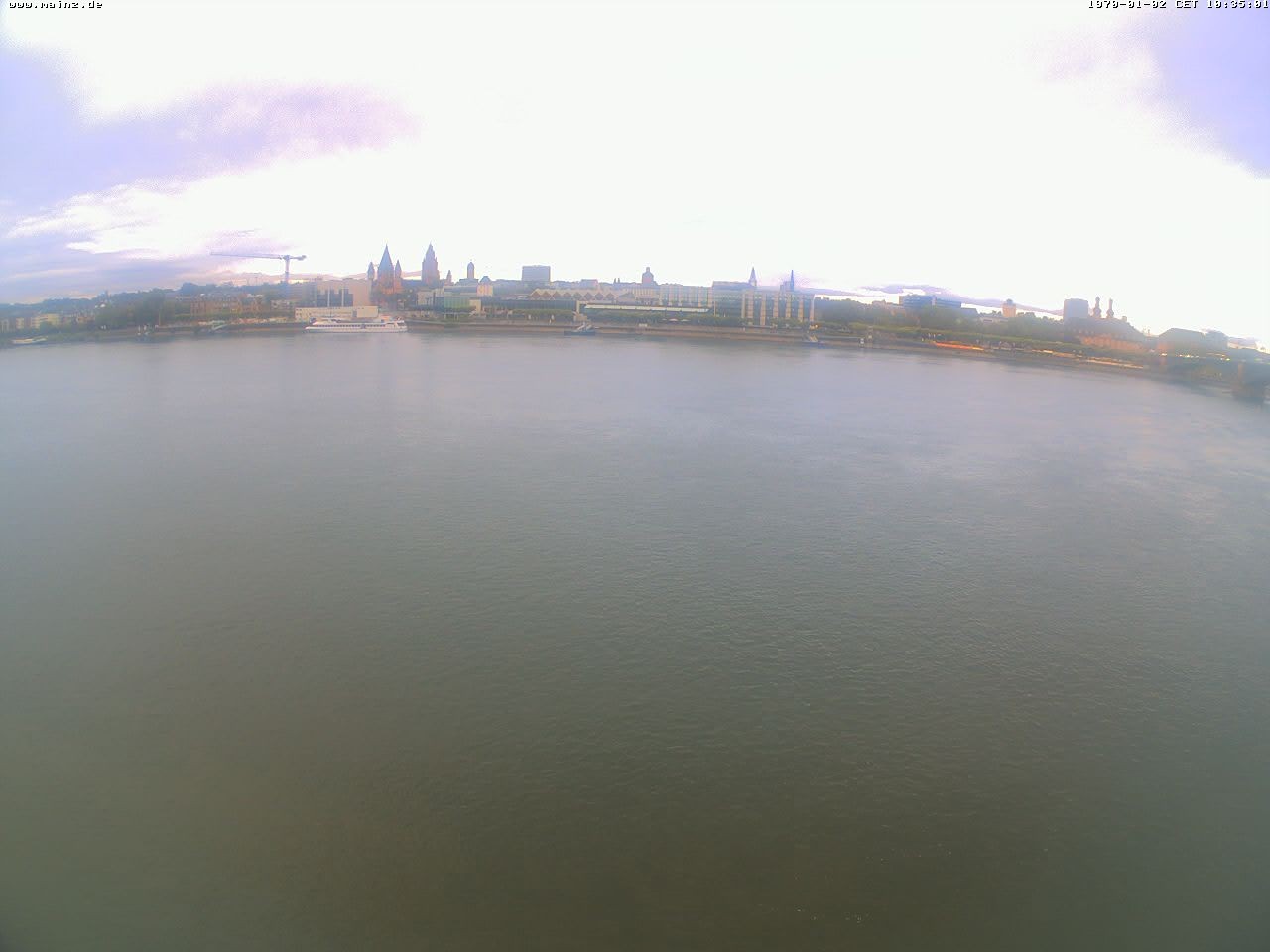 Archiv Foto Webcam Rheinufer Mainz-Kastel