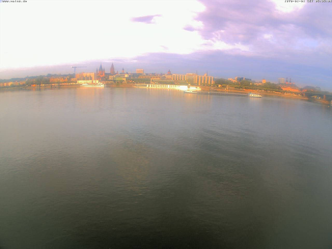 Archiv Foto Webcam Rheinufer Mainz-Kastel