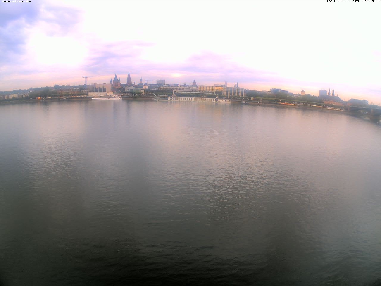Archiv Foto Webcam Rheinufer Mainz-Kastel