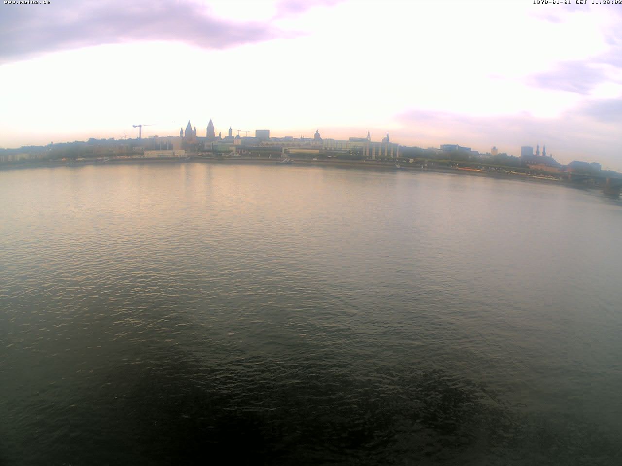 Archiv Foto Webcam Rheinufer Mainz-Kastel