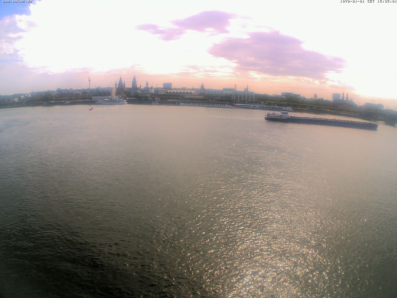 Archiv Foto Webcam Rheinufer Mainz-Kastel