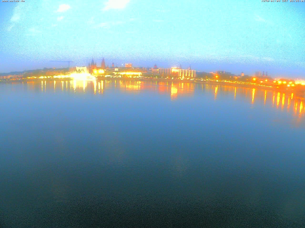 Archiv Foto Webcam Rheinufer Mainz-Kastel