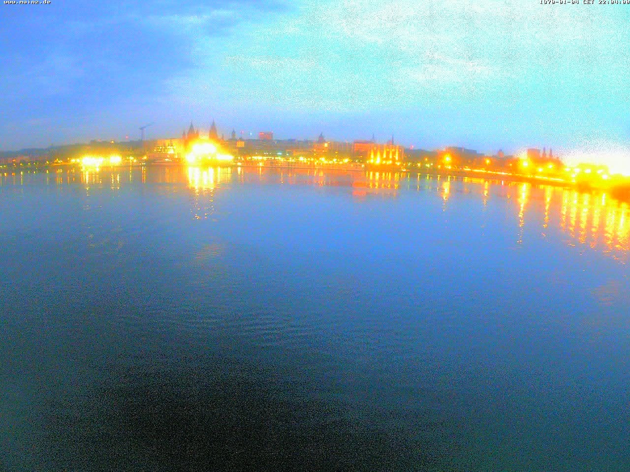 Archiv Foto Webcam Rheinufer Mainz-Kastel