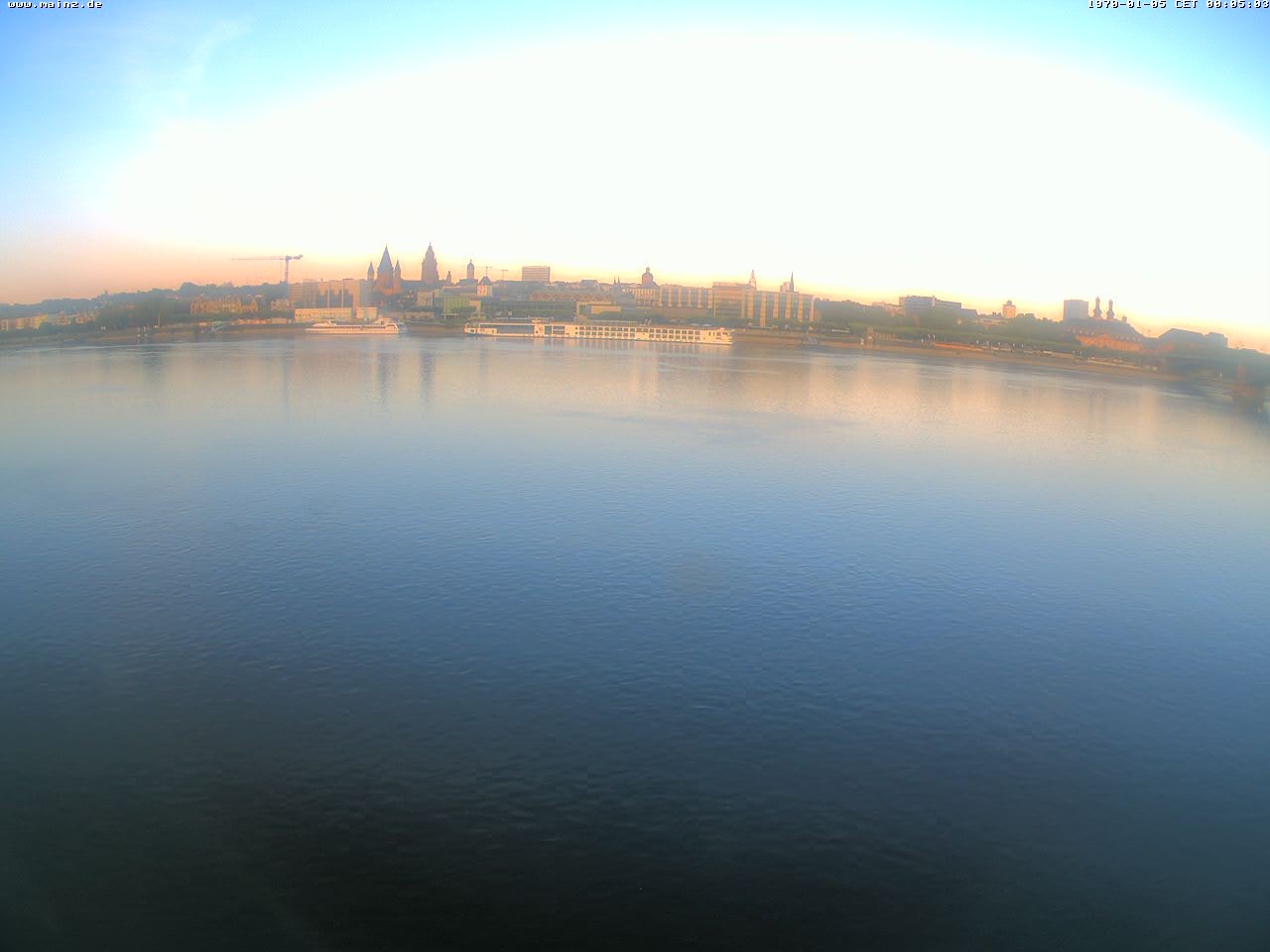 Archiv Foto Webcam Rheinufer Mainz-Kastel