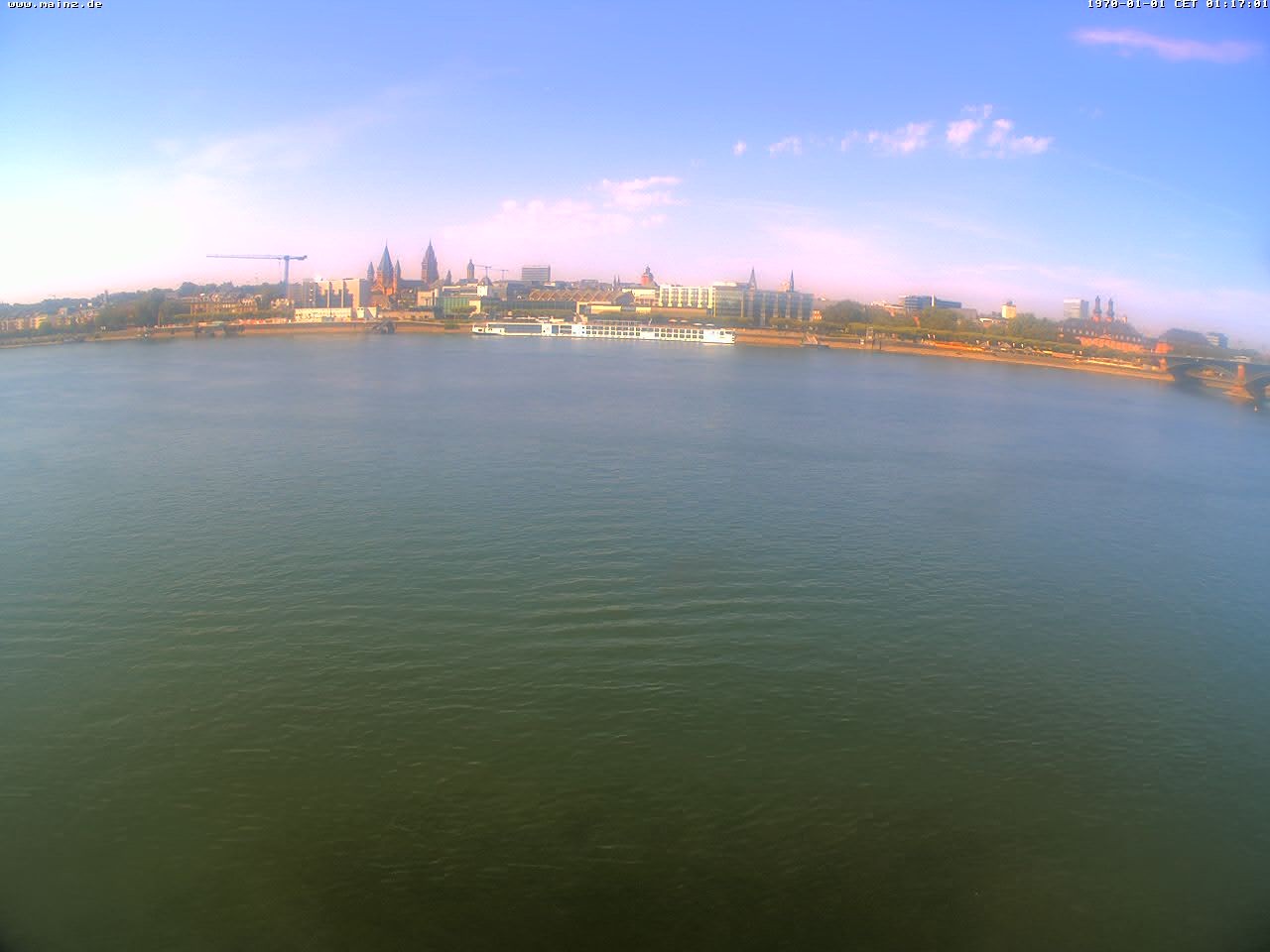 Archiv Foto Webcam Rheinufer Mainz-Kastel