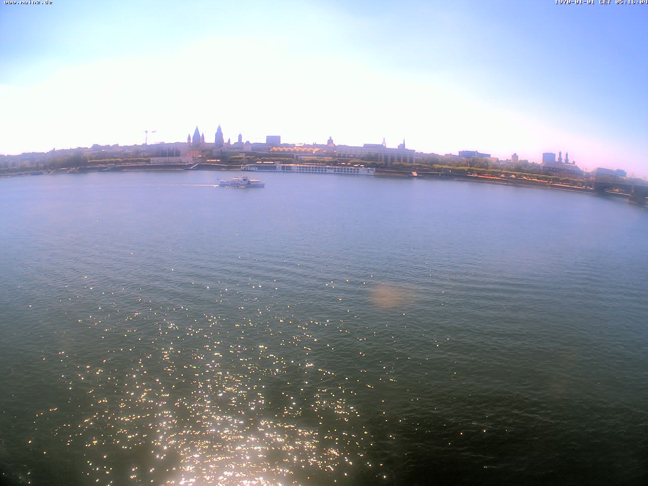 Archiv Foto Webcam Rheinufer Mainz-Kastel
