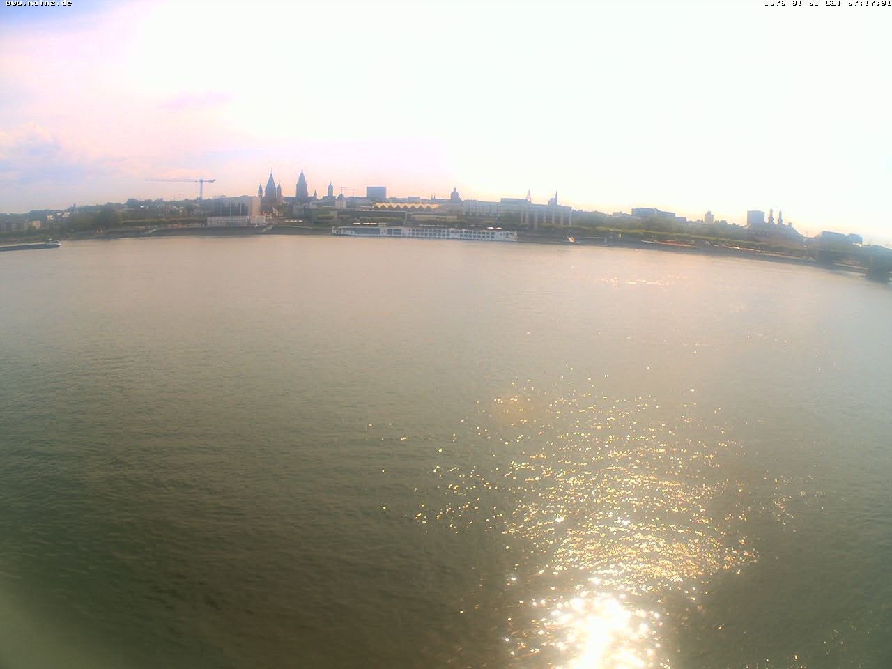 Archiv Foto Webcam Rheinufer Mainz-Kastel