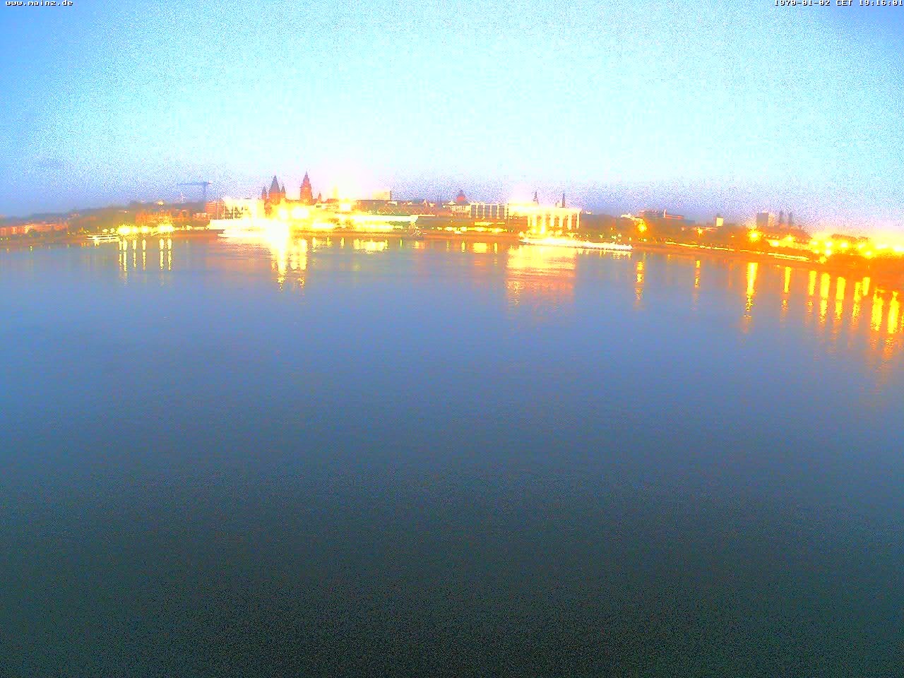 Archiv Foto Webcam Rheinufer Mainz-Kastel