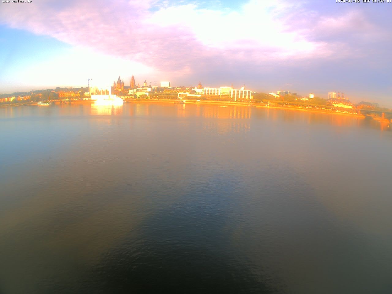 Archiv Foto Webcam Rheinufer Mainz-Kastel