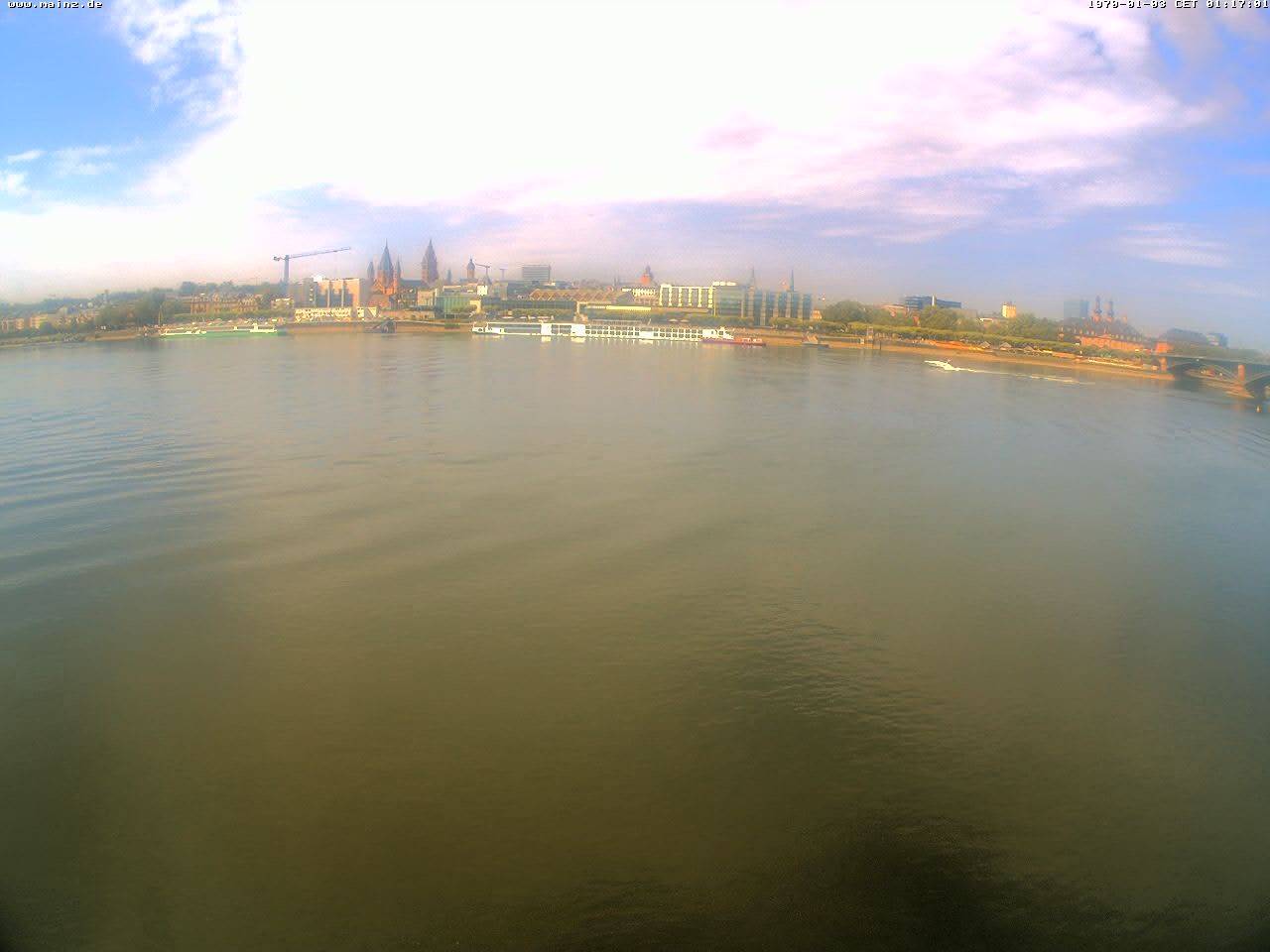 Archiv Foto Webcam Rheinufer Mainz-Kastel