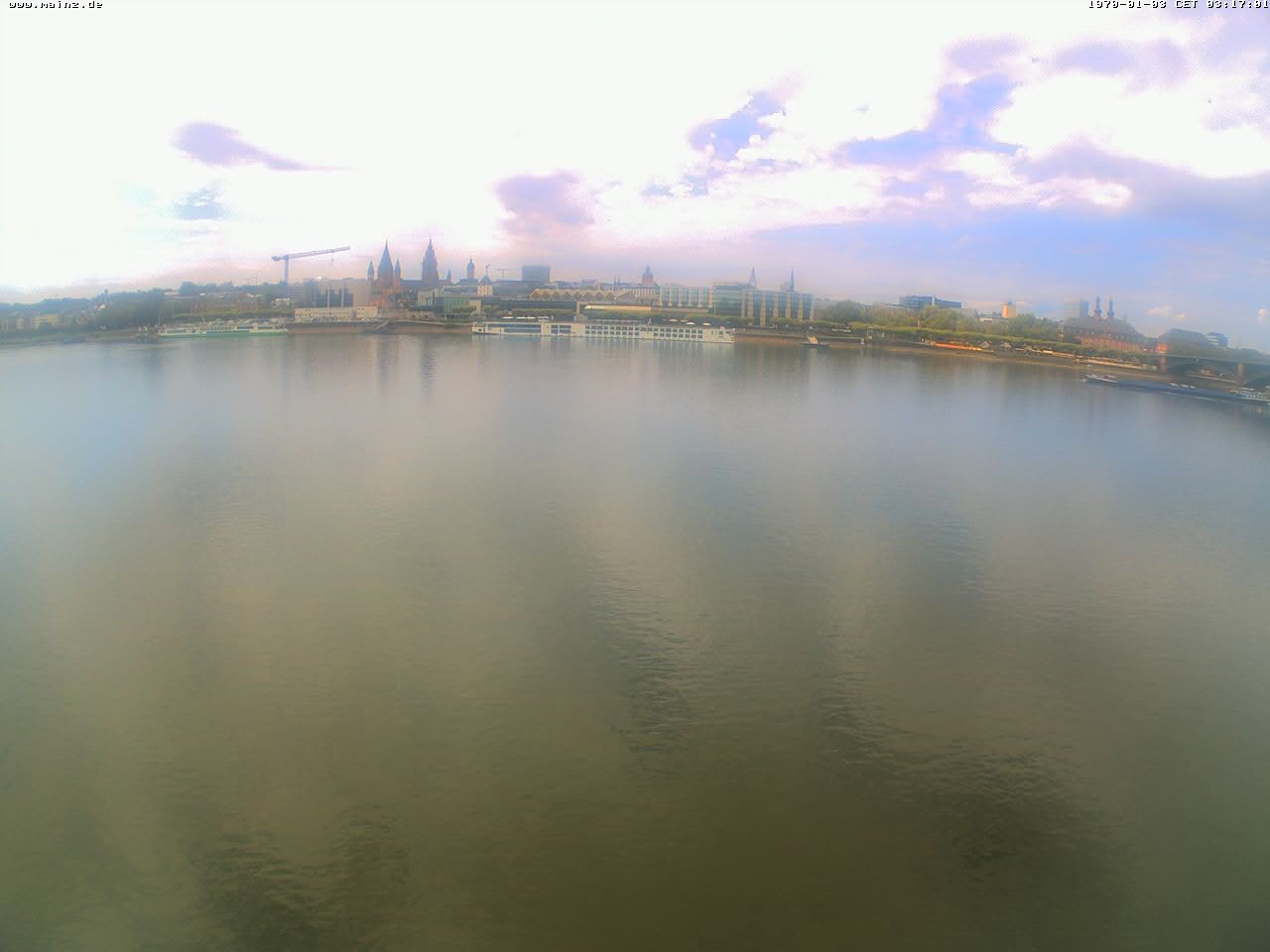 Archiv Foto Webcam Rheinufer Mainz-Kastel