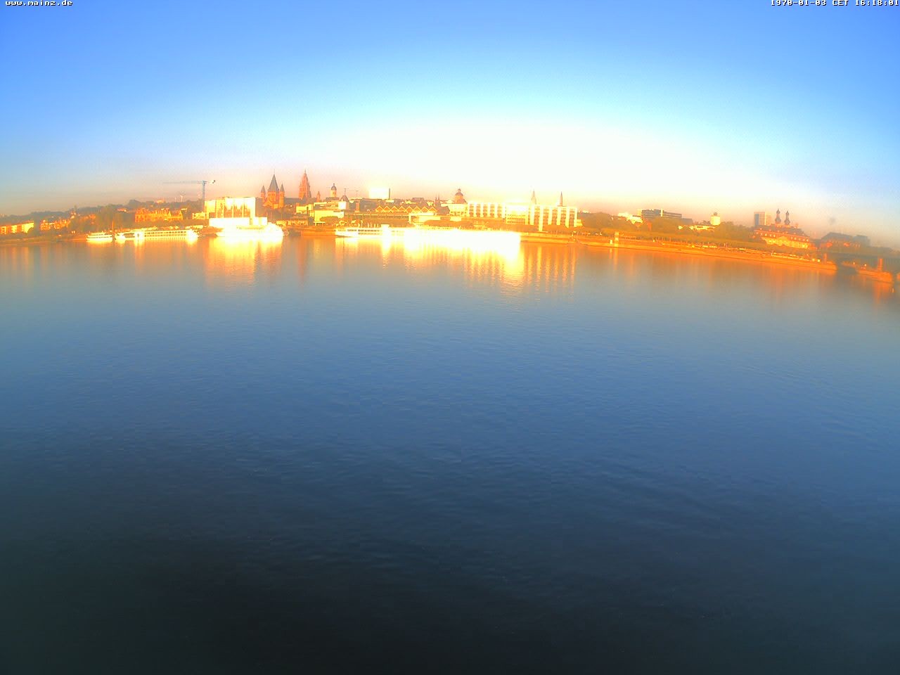 Archiv Foto Webcam Rheinufer Mainz-Kastel