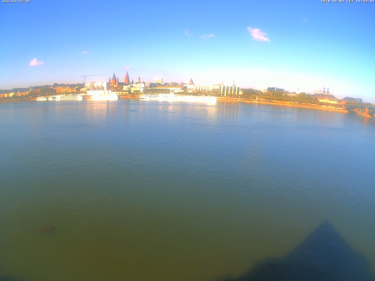 Archiv Foto Webcam Rheinufer Mainz-Kastel