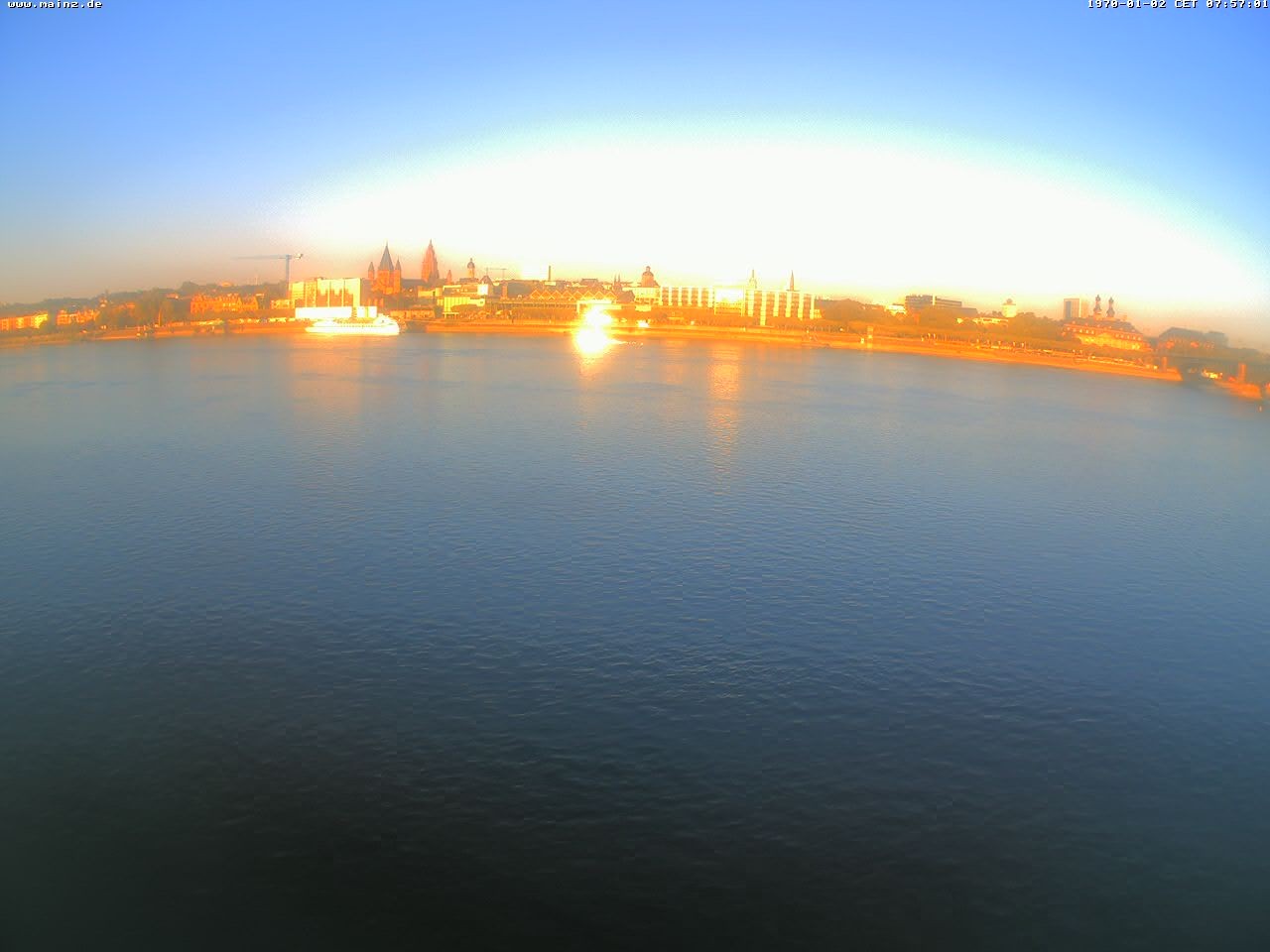 Archived image Webcam Rhine bank Mainz-Kastel