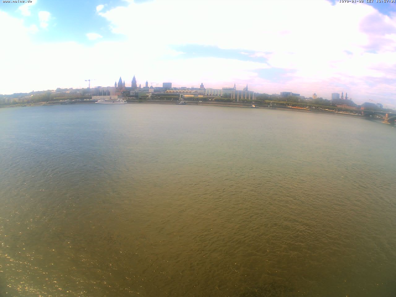 Archived image Webcam Rhine bank Mainz-Kastel