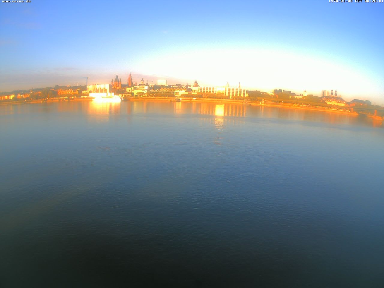 Archiv Foto Webcam Rheinufer Mainz-Kastel
