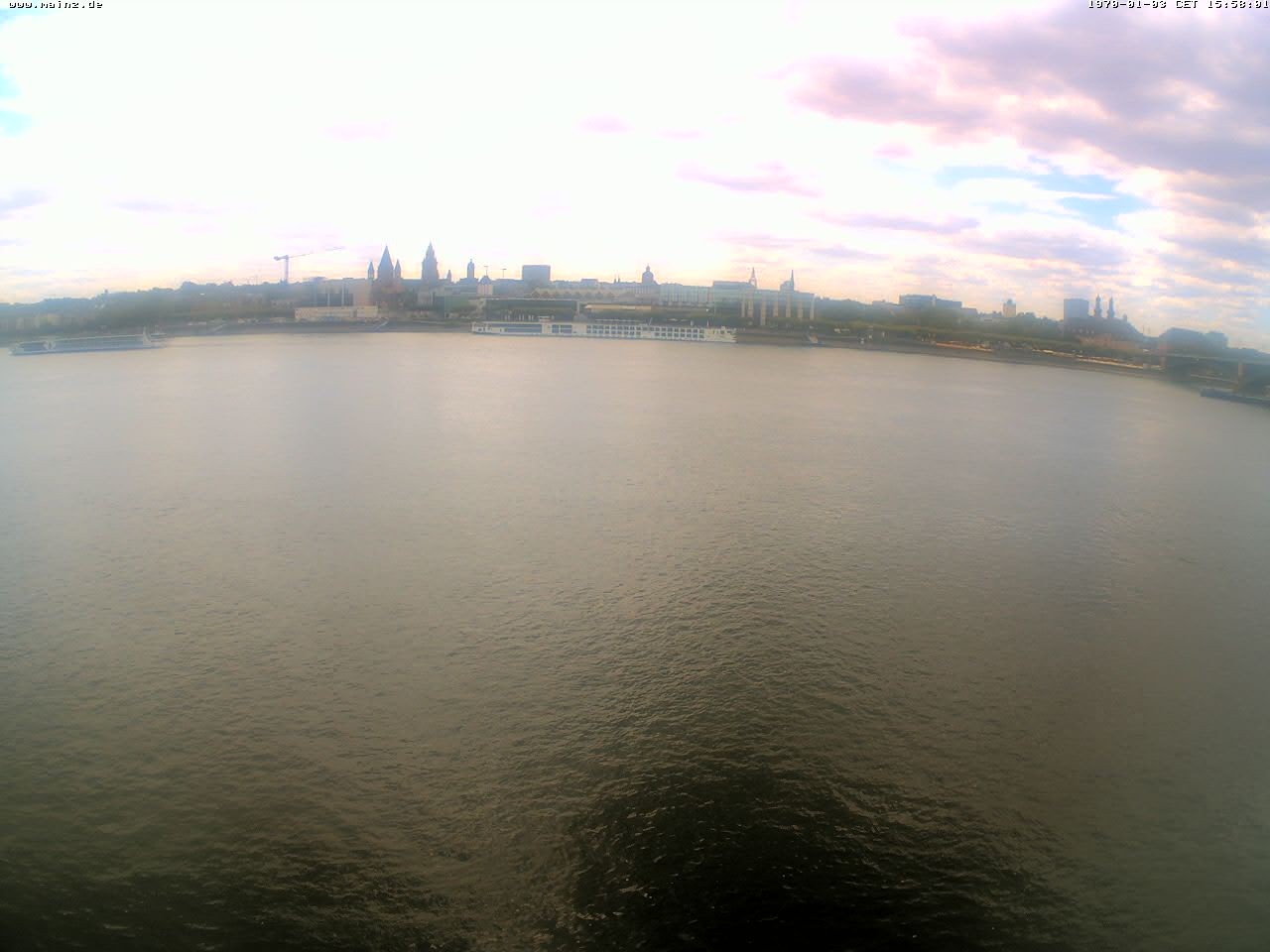 Archiv Foto Webcam Rheinufer Mainz-Kastel