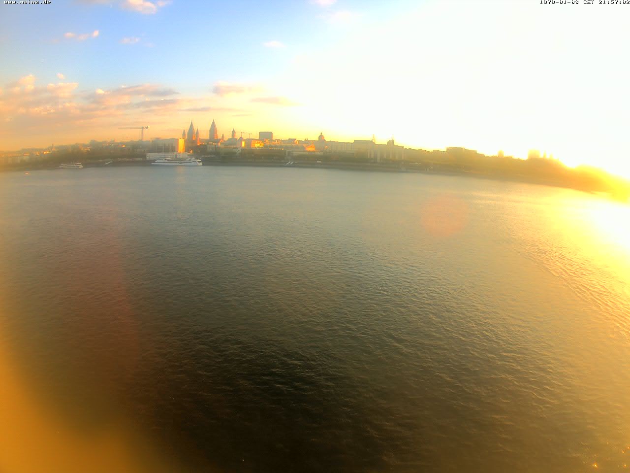 Archiv Foto Webcam Rheinufer Mainz-Kastel
