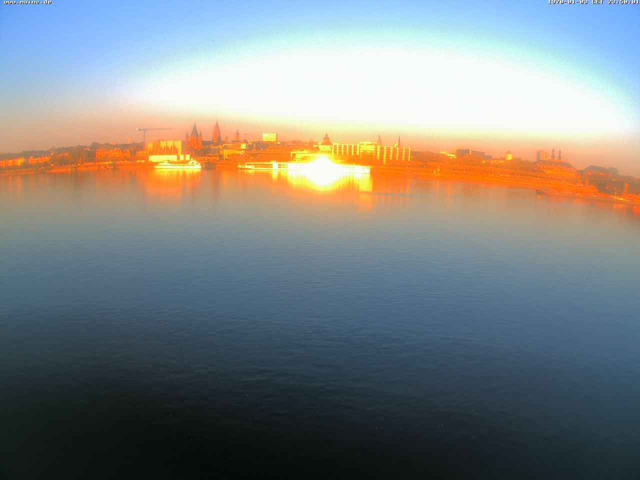 Archiv Foto Webcam Rheinufer Mainz-Kastel