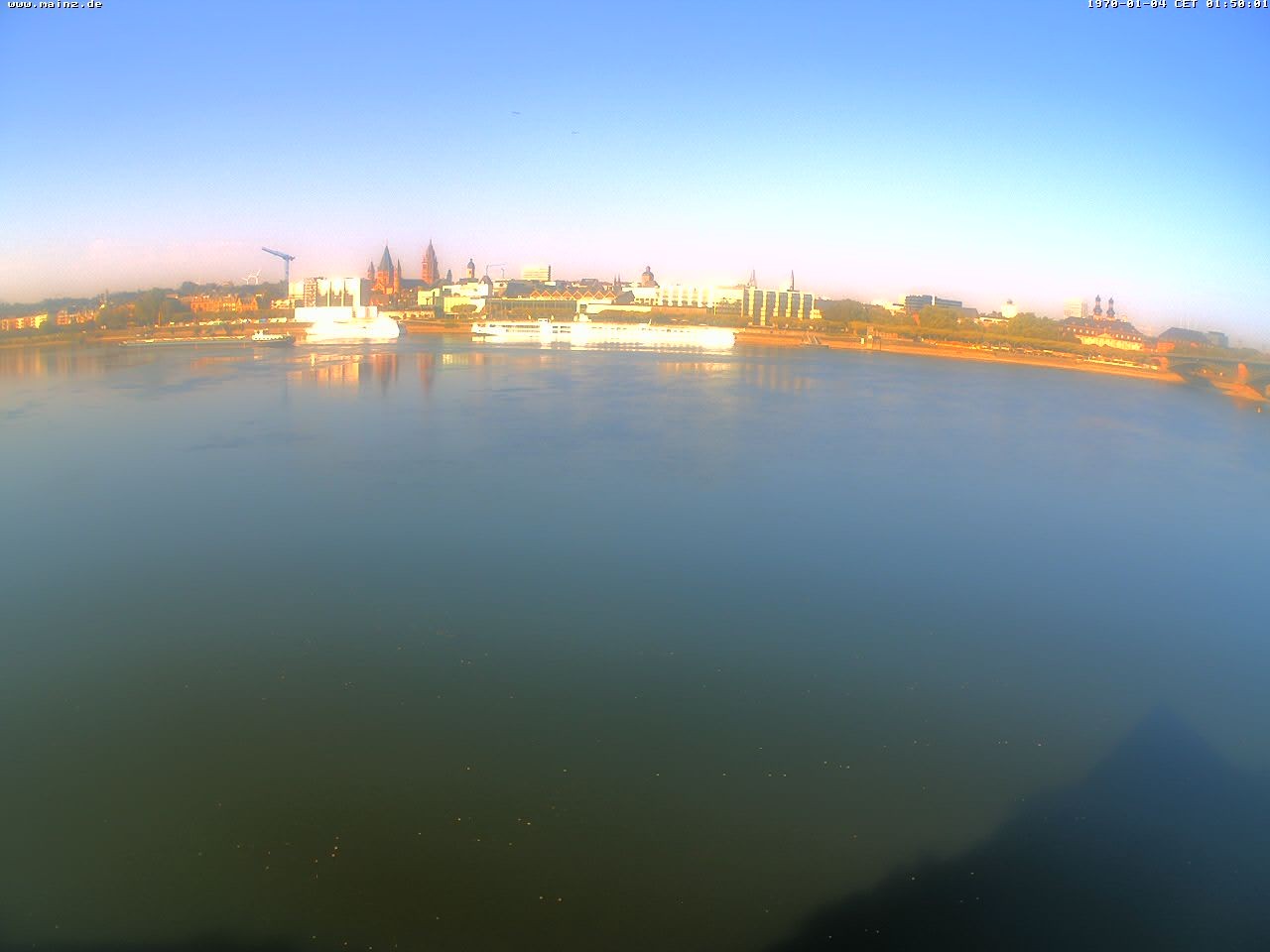 Archiv Foto Webcam Rheinufer Mainz-Kastel