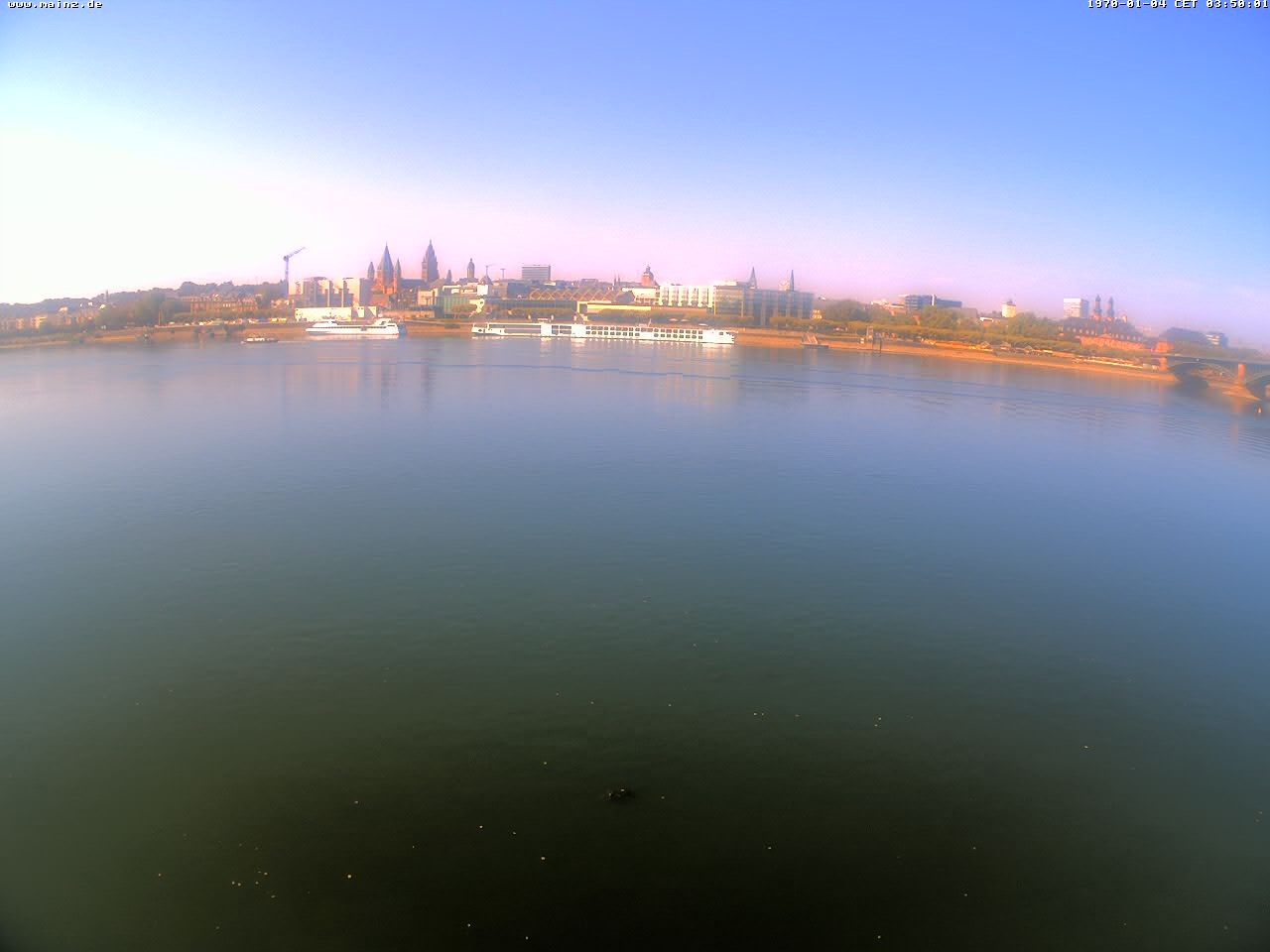 Archiv Foto Webcam Rheinufer Mainz-Kastel