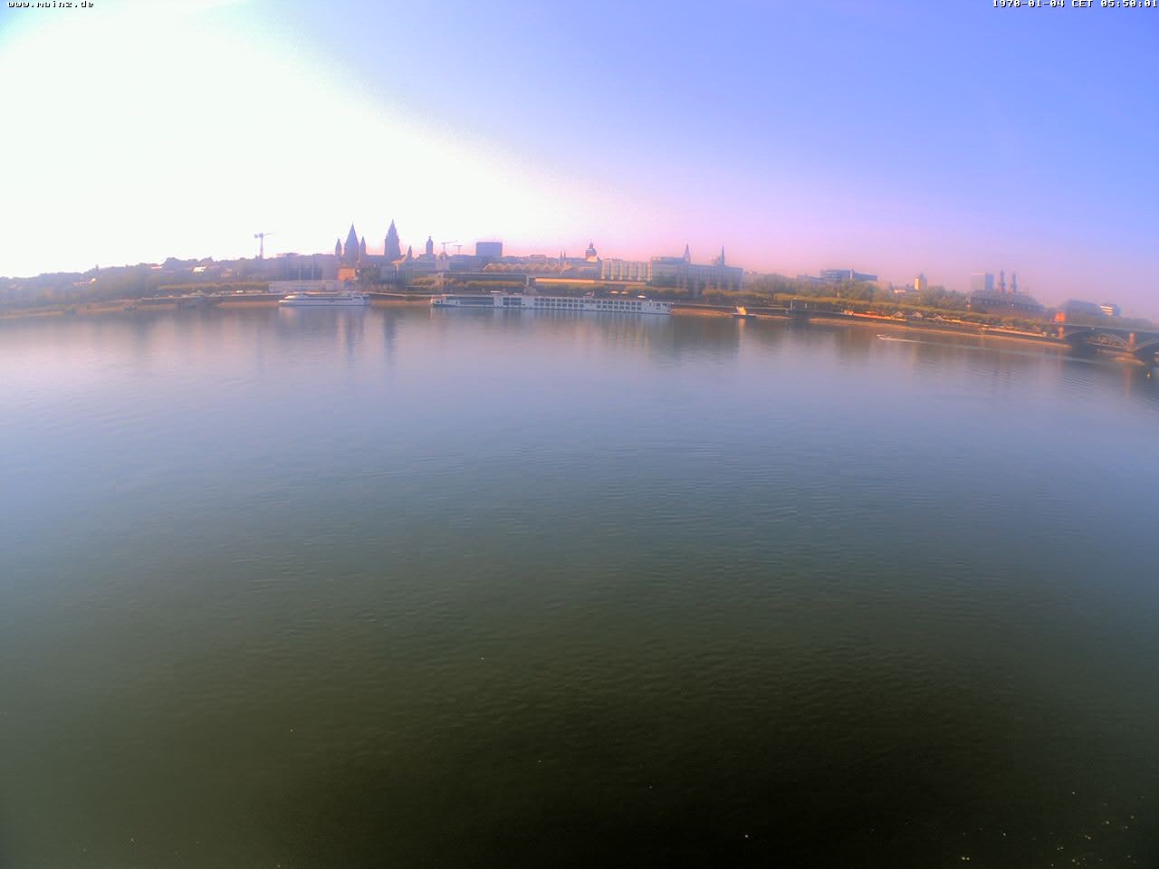 Archiv Foto Webcam Rheinufer Mainz-Kastel