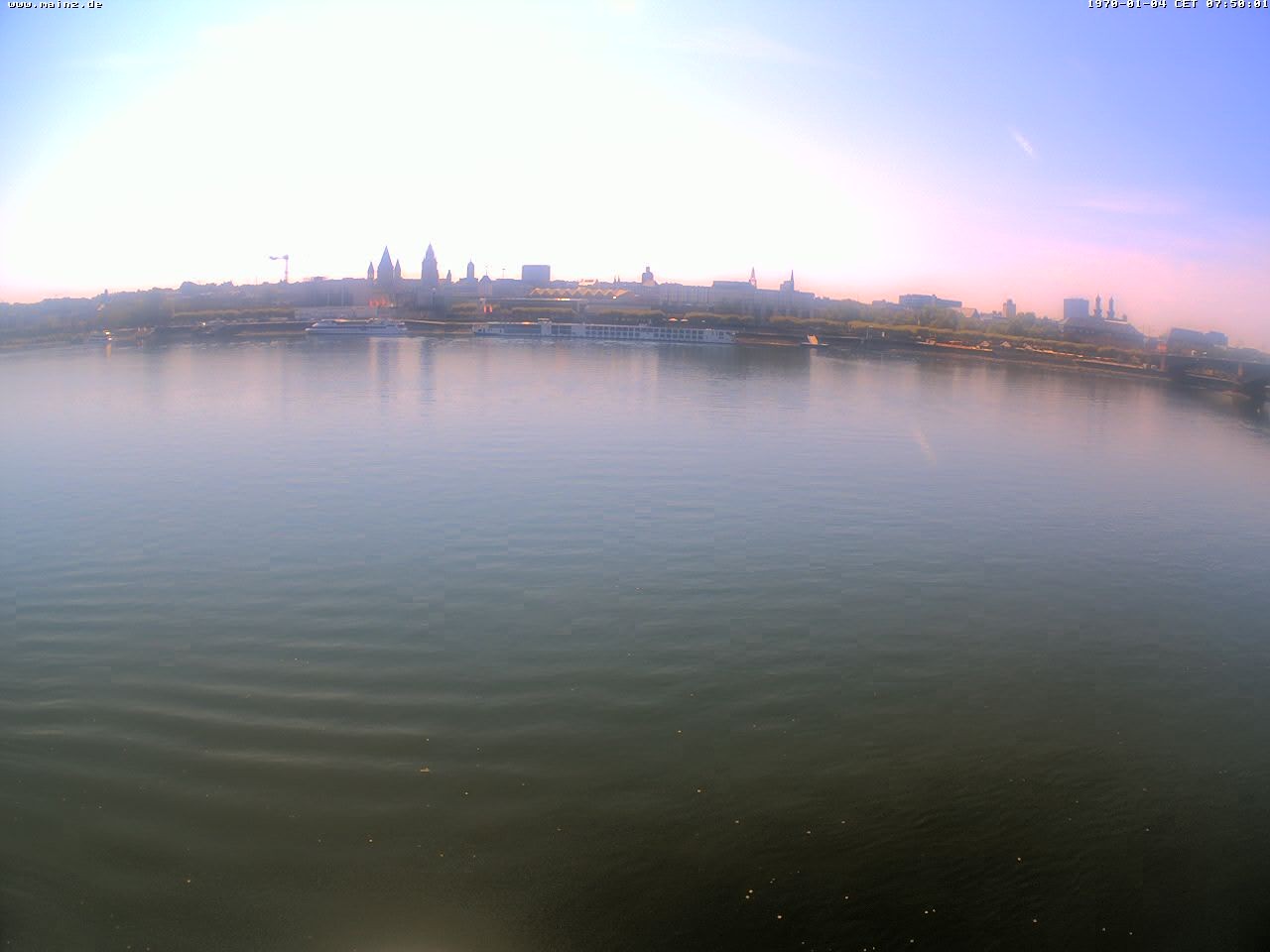 Archiv Foto Webcam Rheinufer Mainz-Kastel
