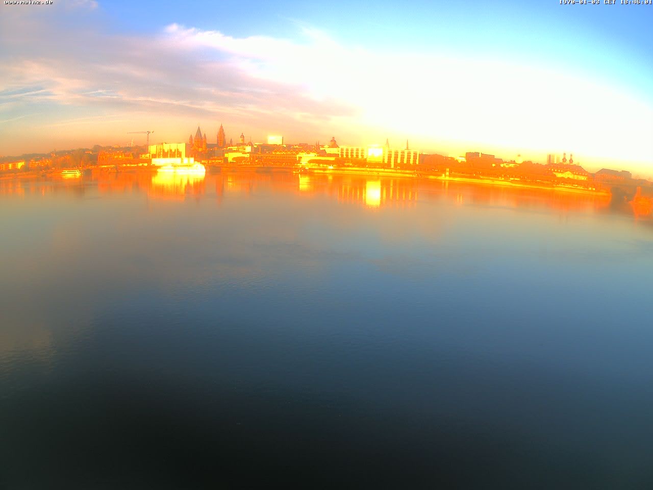 Archiv Foto Webcam Rheinufer Mainz-Kastel