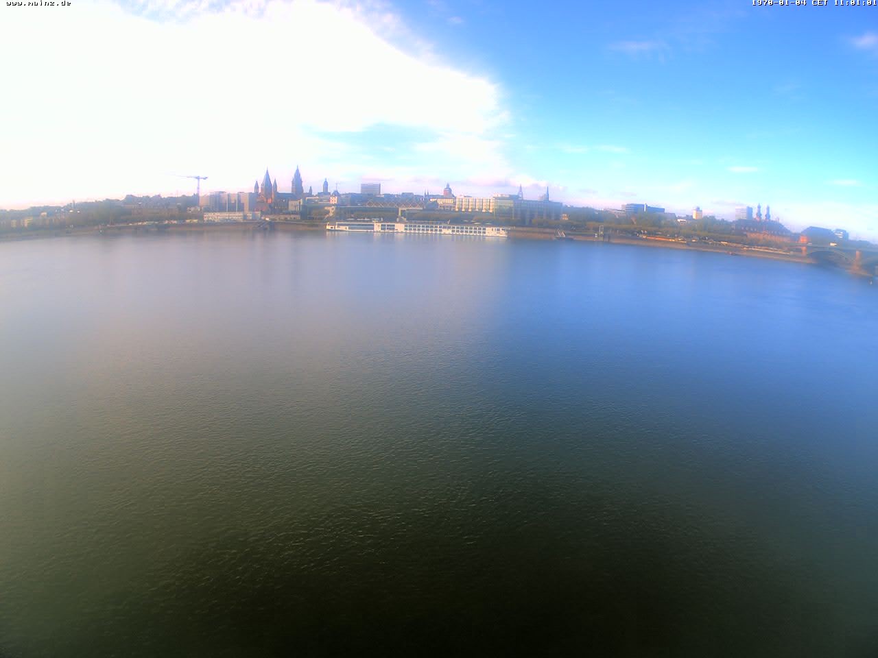 Archiv Foto Webcam Rheinufer Mainz-Kastel