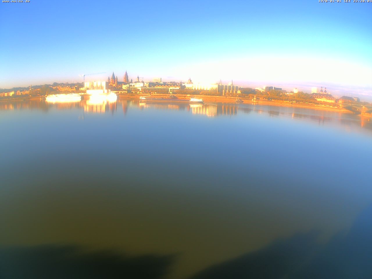 Archiv Foto Webcam Rheinufer Mainz-Kastel