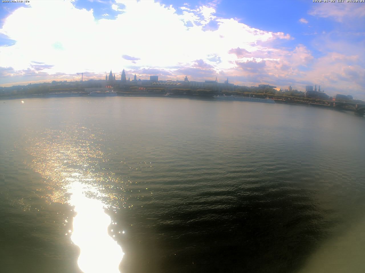 Archiv Foto Webcam Rheinufer Mainz-Kastel